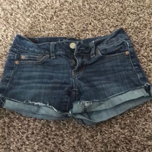 American Eagle Denim Cutoff Shorts 00